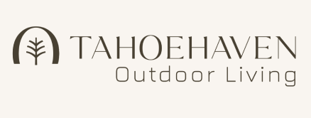TahoeHaven Outdoor Living logo with tree