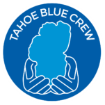 Tahoe Blue Crew logo with hands holding lake